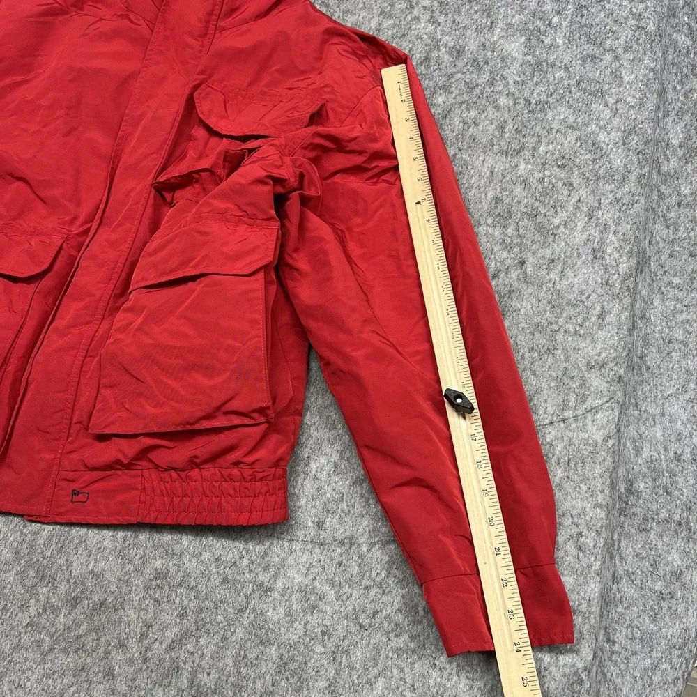 Vintage Woolrich Jacket Mens M Red Bomber Wool Lined Outdoor‎ Made USA 80s